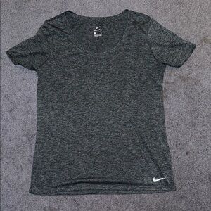 Nike Women's Heathered Black Tee